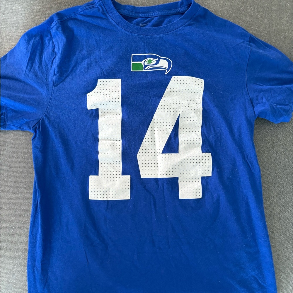 NFL Nike Mens Tee Seattle Seahawks Throwback DK Metcalf - Sz Medium